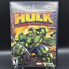 Incredible Hulk: Ultimate Destruction (Sony PS2, 2005)  No Manual Tested