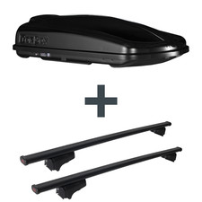 Dachbox Topbox TopBox 420 + Dachträger G3 Clop für VW Polo Fliessheck 86C NEU