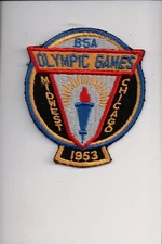 1953 Midwest Chicago Olympic Games patch