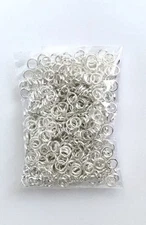 500 pcs Silver Plated Closed Jump Rings 4mm Jewelry Ring Making Findings Craft B