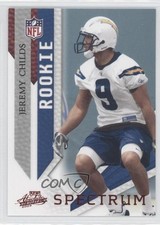 2009 Playoff Absolute Memorabilia Rookie Spectrum Red Jeremy Childs #153 0b0