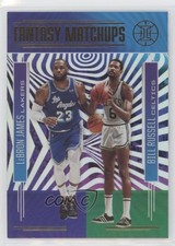 2020-21 Panini Illusions Fantasy Matchups LeBron James Bill Russell #19 HOF 9b3