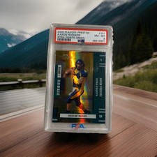 2005 Playoff Prestige Aaron Rodgers RC Xtra Points Green /50 Graded PSA 9 Mint