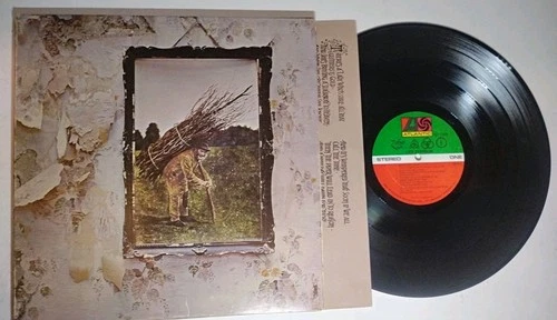 Led Zeppelin IV LP Vinyl Record Album 1971 RE Atlantic Records Original