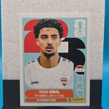 2026 Panini FIFA World Cup Sticker Zidane Iqbal #IRQ 9 Iraq