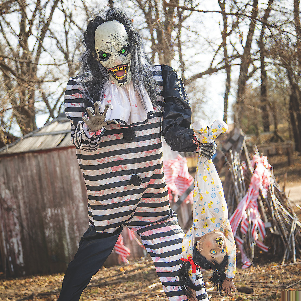 7-Foot Animated Sweet Dreams Clown Prop with Sound & Motion