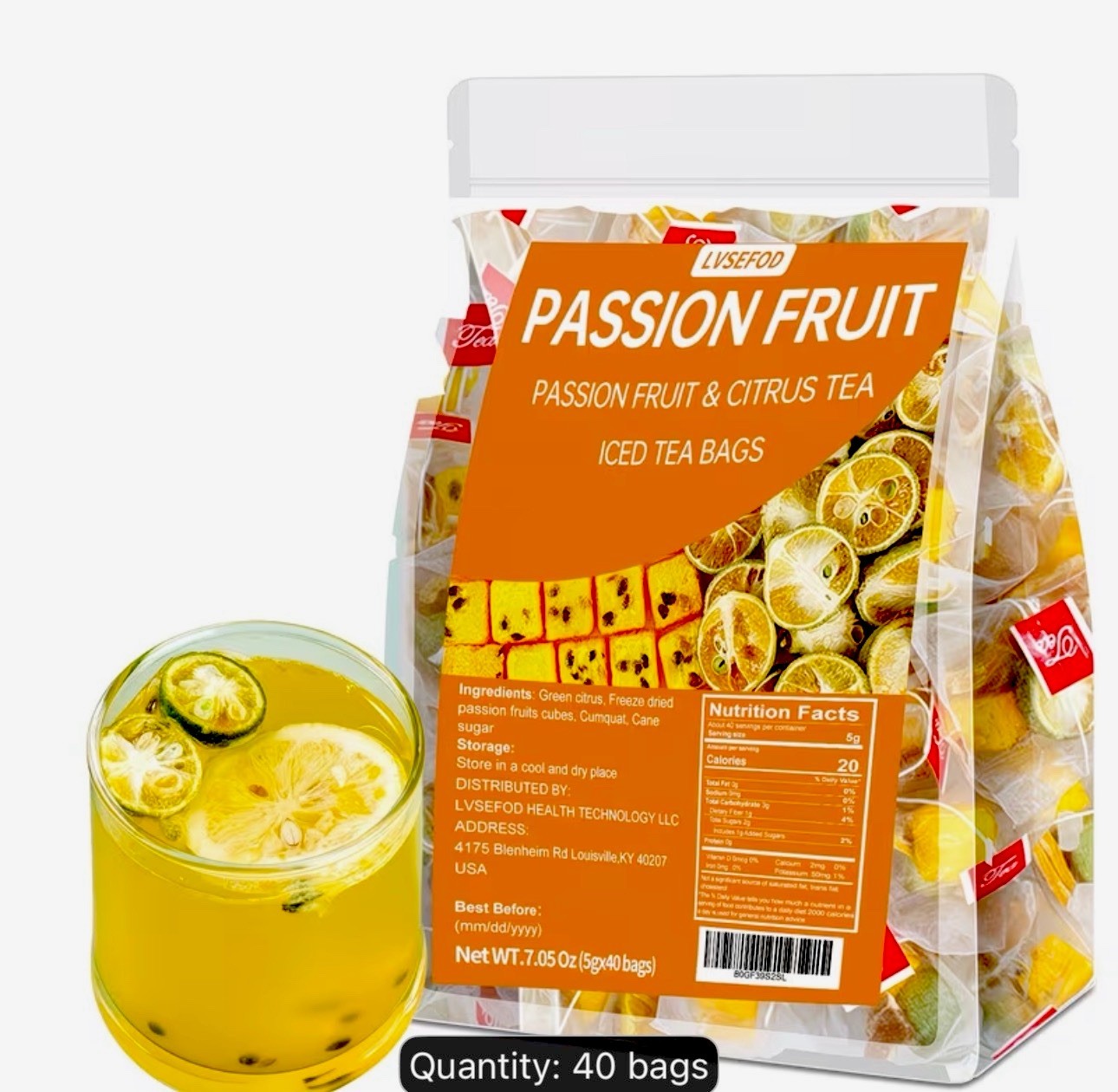Bags 40 Pack Bagged Tea & Infusion