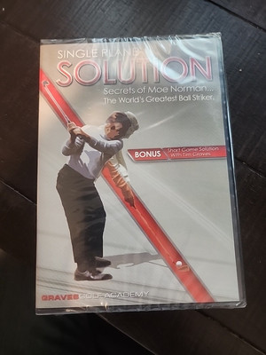 Single Plane Solution Secrets of Moe Norman World's Greatest Ball Striker DVD
