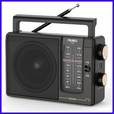 J03 AM FM Radio Portable Plug in Wall or AA Battery Operated for Home/Outdoor...