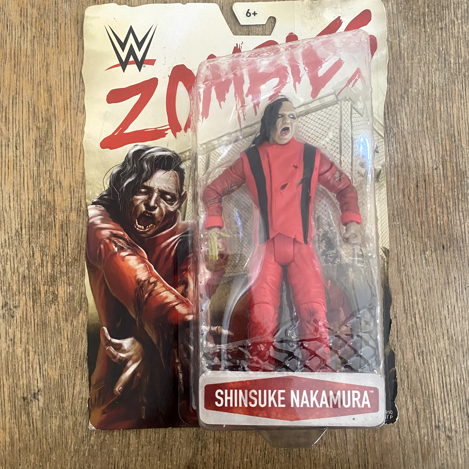 WWE Zombies - Shinsuke Nakamura - Wrestling Figure New Damaged Blister
