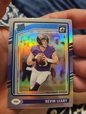 2024 Donruss Optic Devin Leary Rated Rookie Card Holo Silver Prizm RC 227