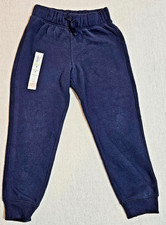 Jogger Navy Blue Draw String Fleece Boy's Size 6 By Jumping Beans MSRP 14.99