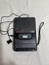Optimus CTR-107 Vox Voice Activated Cassette Recorder W/ Microphone Works