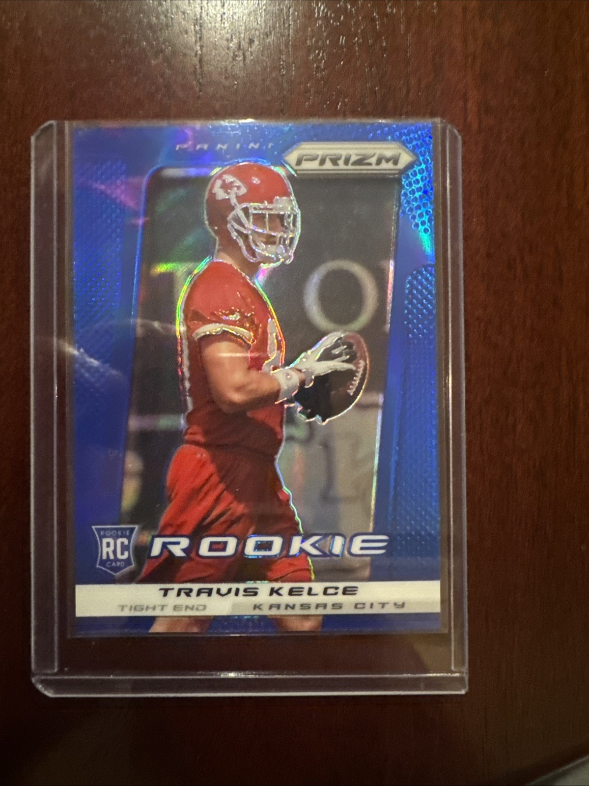 2013 Panini Prizm Travis Kelce Rookie Blue Prizm (RC) Chiefs #292