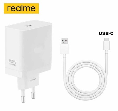 Original Realme 16 Pro 5G SuperVooc 80W Schnell Ladegerät Ladekabel USB-C