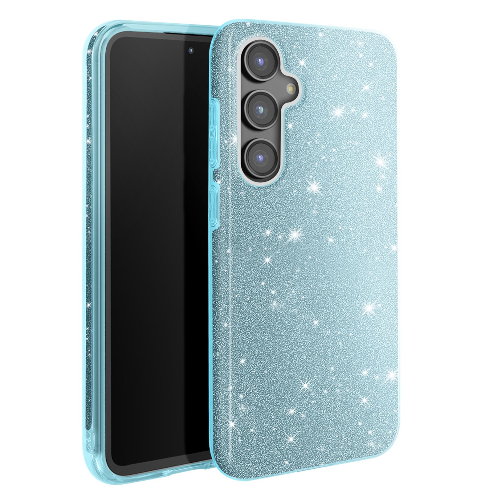 Fini les rayures avec la coque Galaxy S23 FE antichoc slim et pailletée