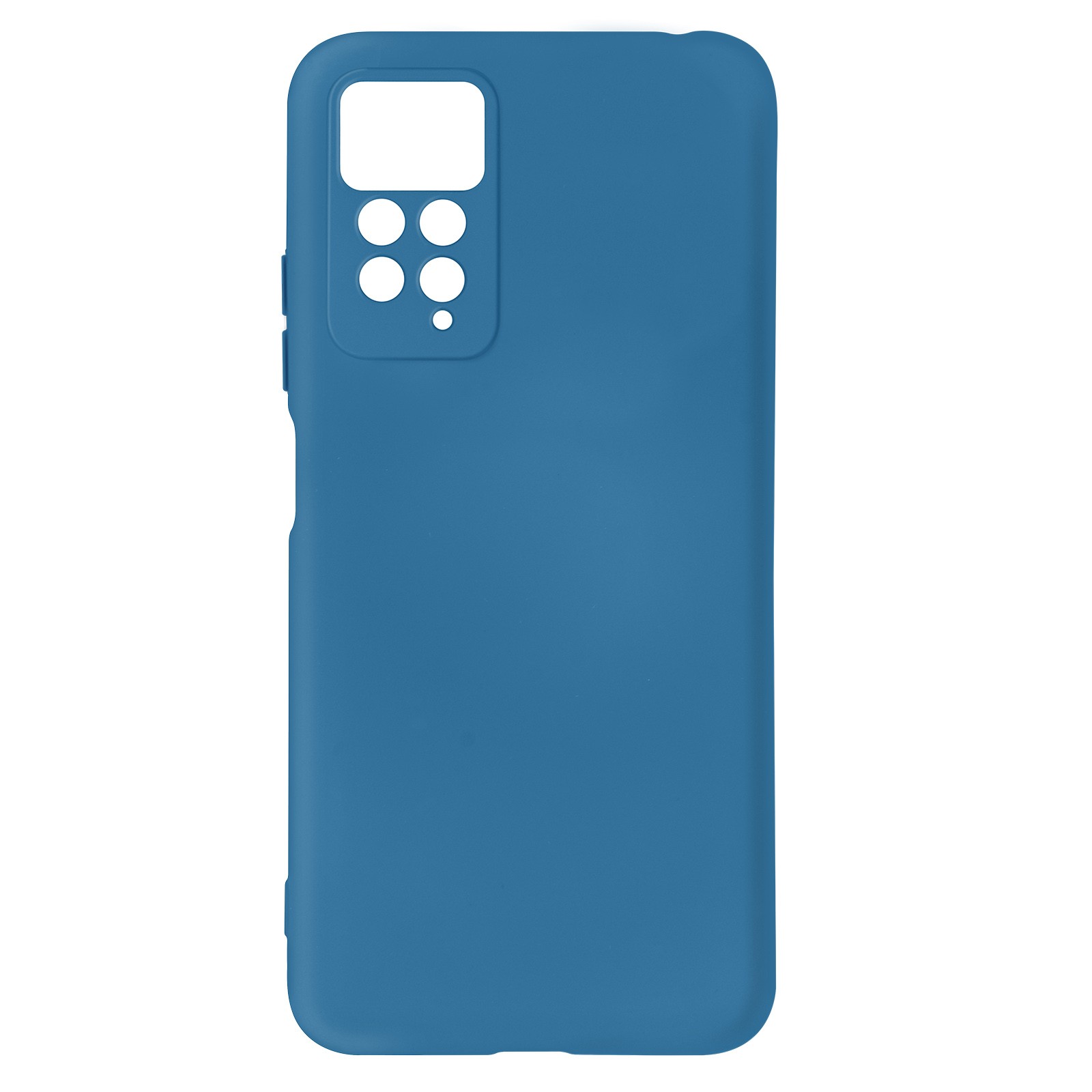 Coque Xiaomi Redmi Note 11 Pro 5G en silicone bleu soft-touch