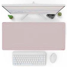 Mouse Pads - 36 x 16 inch XXL Pink Border Multifunctional Large Desk Mats for...