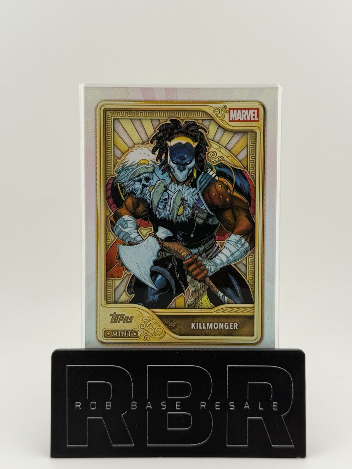 2026 Topps Marvel Mint Killmonger #84 Gold Tier Base