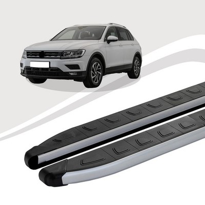 Trittbretter passend für VW Tiguan ab Baujahr 01/2016 DOLU Silber mIt ABE