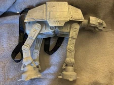 2017 Disneyland Star Wars  AT-AT Walker Popcorn Bucket Galaxy's Edge w/ Lanyard