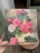 Vintage Floral Photo Album Binder 4x6
