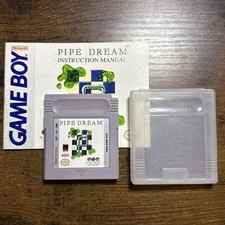 Pipe Dream (Game Boy, 1990) Cart & manual. Tested! A4
