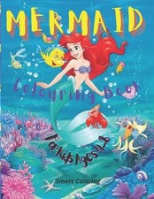 Mermaid: Colouring Book For Kids Ages 4-8 by Smart Coloring Paperback Book
