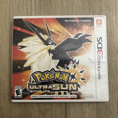 Pokemon Ultra Sun Nintendo 3DS Complete - CIB - AUTHENTIC - TESTED & WORKING