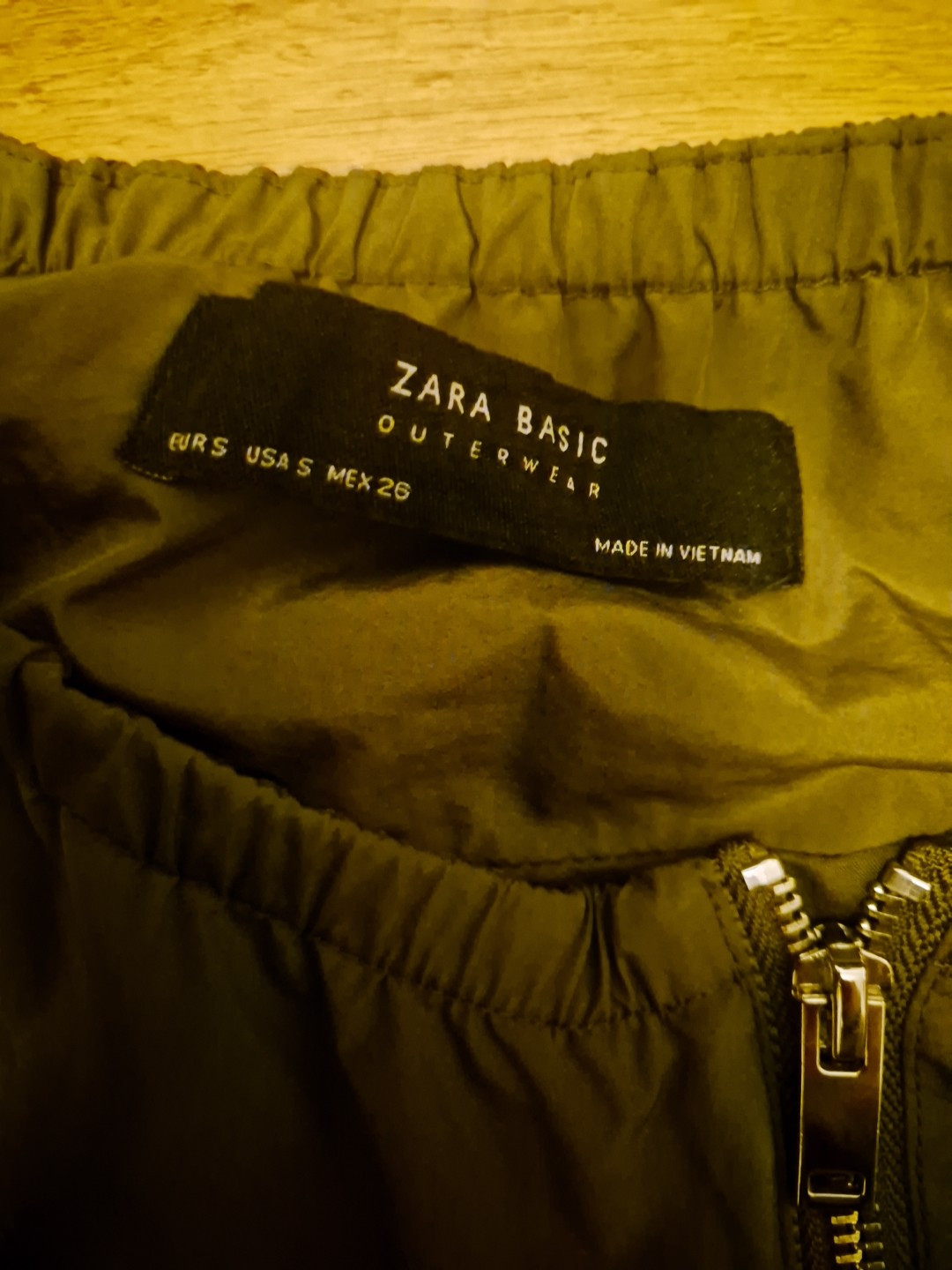 WOMENS ZARA BASIC OUTERWEAR SMALL LIGHTWEIGHT BOM… - image 4