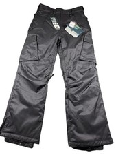 Boulder Gear 6706R Cargo Snow Pants Mens Small Black Ski Snowboard NWT