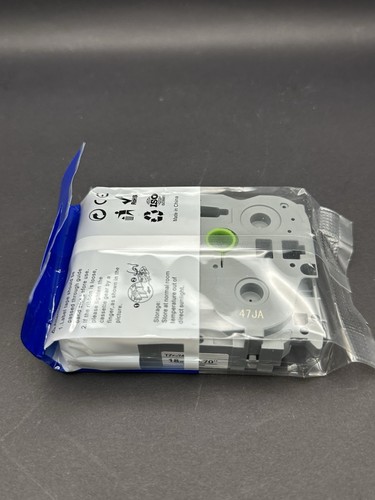 PACK of Label Tape CASSETTE Laminated 18mm Black White SEALED!🔥FREE SHIPPING! - Picture 8 of 8