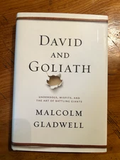SIGNED! David and Goliath by Malcolm Gladwell, hardcover first ed.
