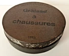 VTG  French Tin for Shoe Polish Societe Brillax Paris   A1266