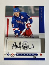 2005-06 UD Be a Player Hockey #BH Signatures Auto - Bobby Holik - Rangers