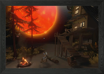 Outer Wilds gerahmtes Wandbild Poster Leinwanddruck Bild