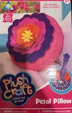 Petal Pillow, Plush Craft, by The Orb Factory - Fabric by Number - For Ages 5+