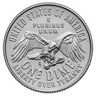 America 250 EMERGING LIBERTY DIMES 1776–2026 Uncirculated 2 Rolls Set - P & D * — photo 3