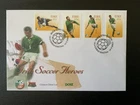 Ireland 2002 #1408-1415 Irish Soccer Stars - 2 FDCs