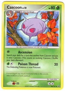 POKEMON • Cascoon Lv.10 • PLATINUM 44/127
