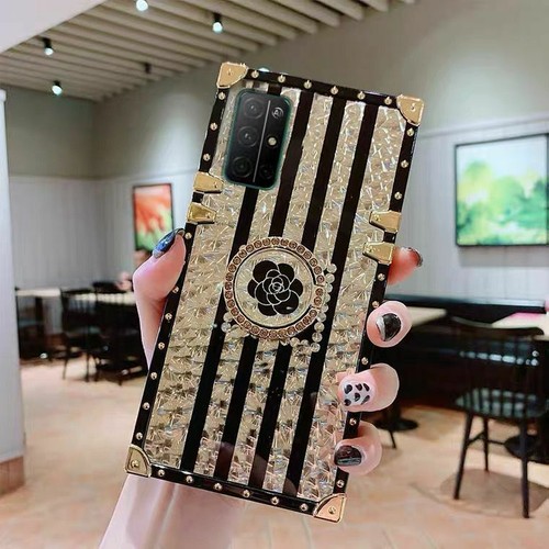 Funda con anillo con anillo para Samsung S24 S23 S22 9 Note20 10 brillo dorado brillante - Imagen 3 de 13