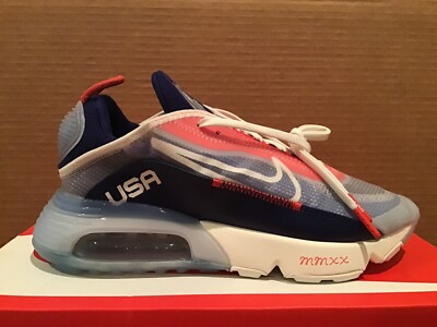 Nike Air Max 2090 USA sail/sail-chile red size 6 mens/7.5 womens