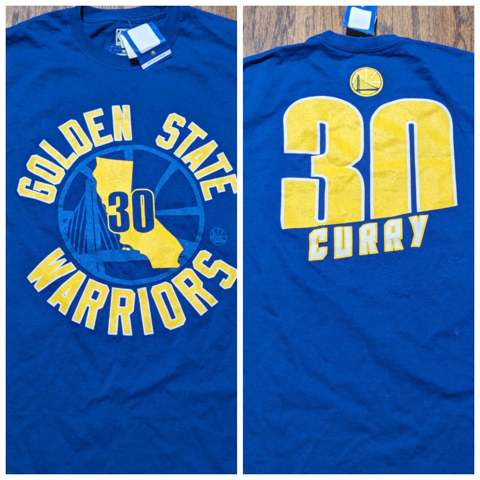 Stephen Curry Golden State Warriors Majestic SHIRT(Medium) NWT Basketball Steph