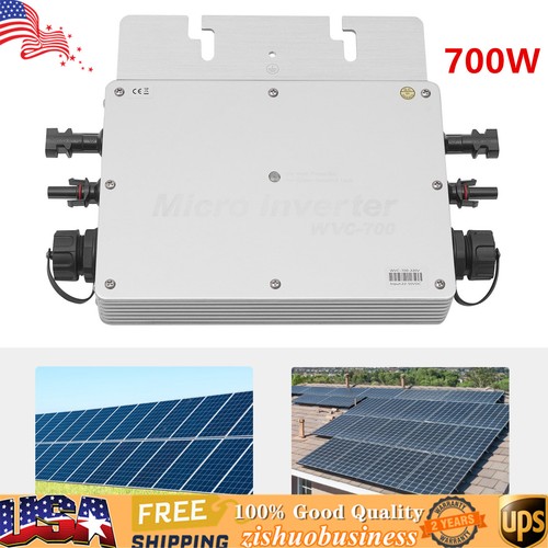 700W Micro Inverter for Balcony Power Plant, Solar Grid Tie Inverter Waterproof