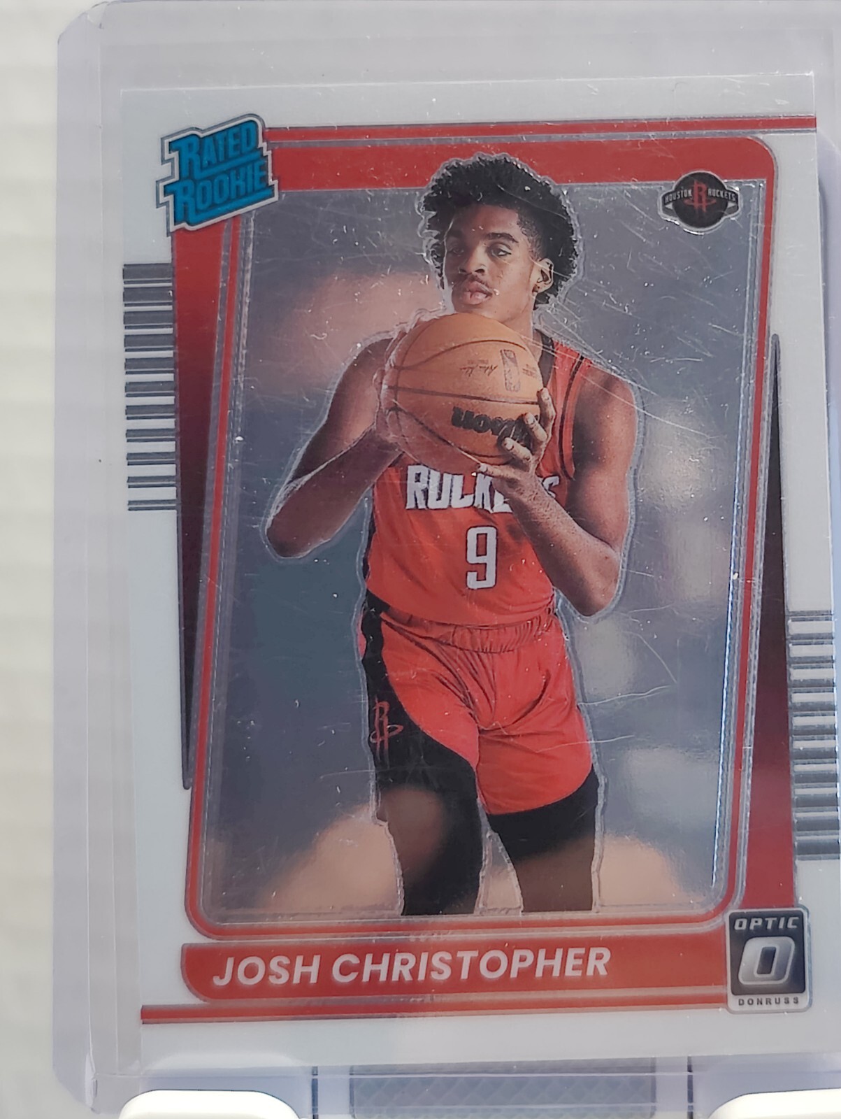 2021-22 Panini Donruss Optic JOSH CHRISTOPHER Rated Rookie Base RC #200 Rockets