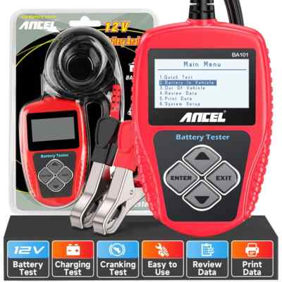 Mazda 2 3 5 6 12V Autobatterietester Scanner Ladetest Analyser BA101