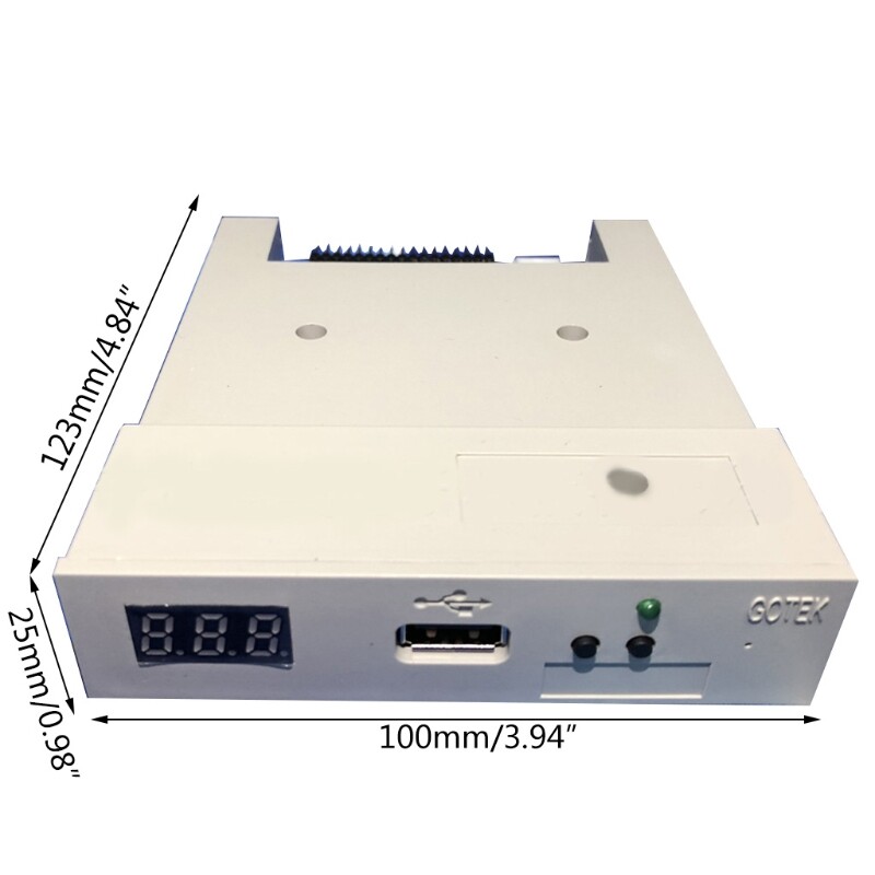 USB Floppy Disk Reader Drive 3.5in Internal Portable 1.44MB FDD