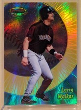 1998 Bowman's Best REFRACTOR #64 Larry Walker Rockies HOF RARE PARALLEL /400