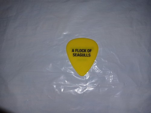 A FLOCK OF SEAGULLS Gordon- SPOONS (Singer) 2022 Concert Tour Stage GUITAR PICK