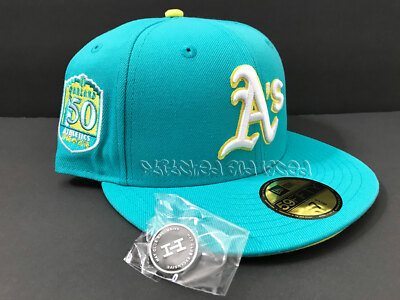 HAT CLUB EXCLUSIVE OAKLAND A'S ATHLETICS ICE COLD FASHION BREAKAWAY 7 5/8